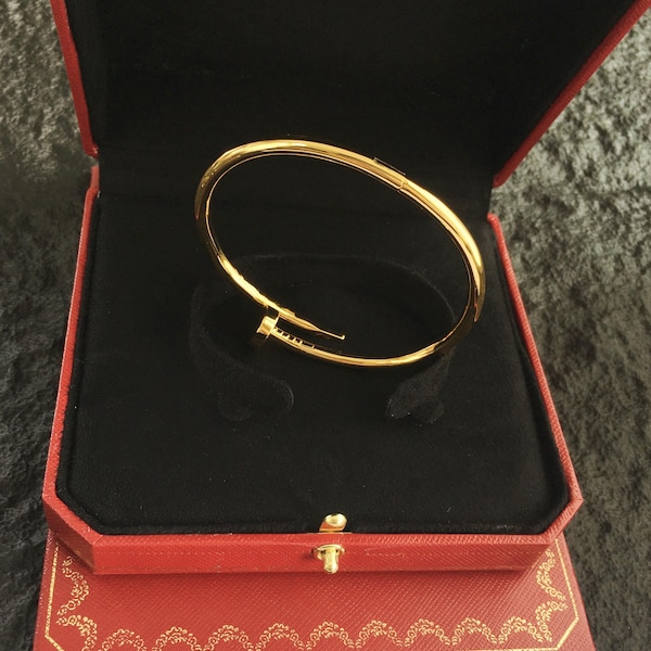 Vintage Juste un Clou-armband 18k goud, maat 18