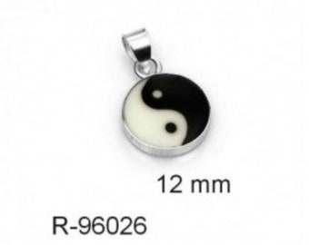Yin Yan pendant in 925 sterling silver