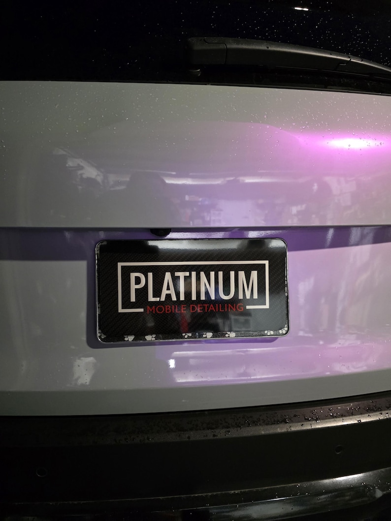 Personalized License Plate Cover - Etsy
