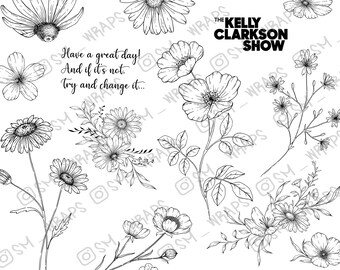 The Kelly Clarkson Show full wrap for tumblers
