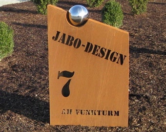 Jabo Design Edelrost Säule RS87 individuell gestaltbar Gartensäulen Säulen Deko Blumen Corten Optik