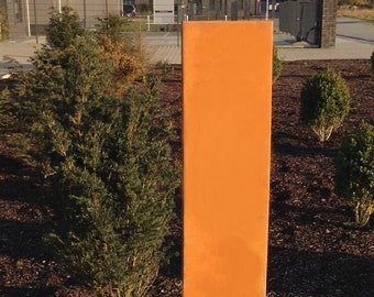 Letrero de jardín de óxido Jabo-Design sin adorno GA03 / GA03A Letrero de jardín de óxido Decoración de jardín Aspecto Corten