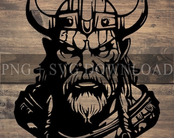 Drauger - guerrier viking mort-vivant - sticker numérique PNG SVG - conception pour impression, autocollant, vinyle, ordinateur portable, etc.