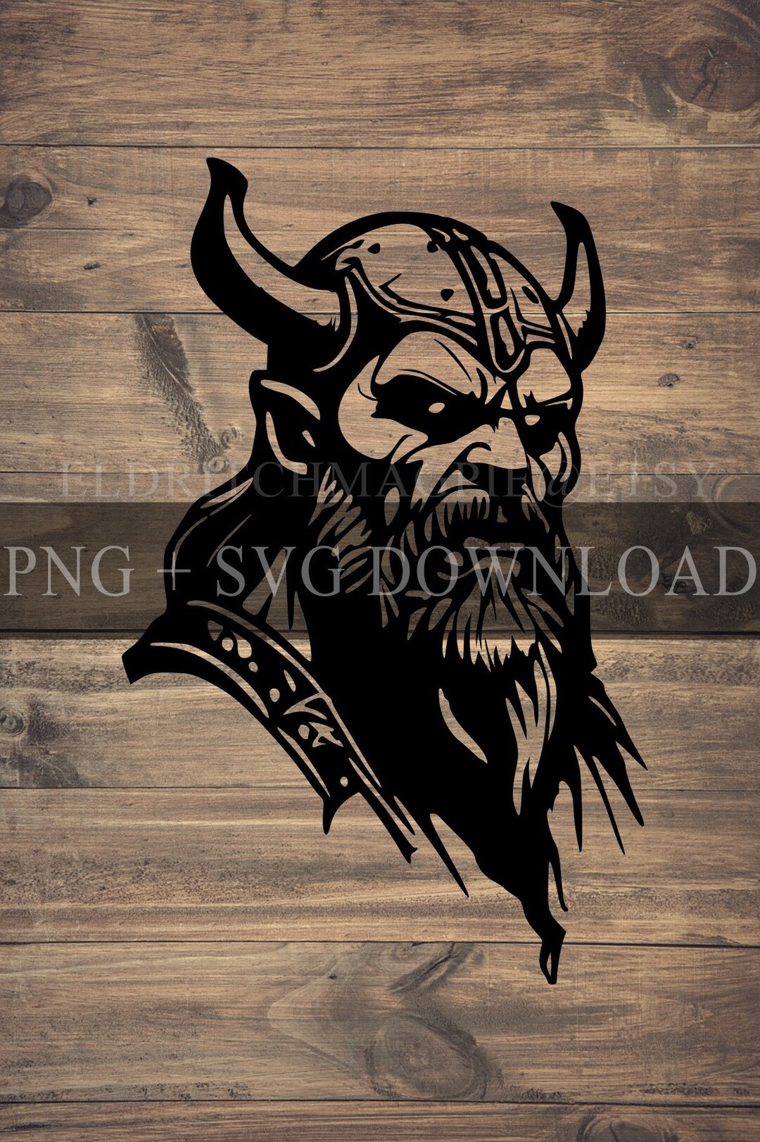 Undead Viking SVG PNG – Draugr Warrior Clipart – Norse Myth Gothic ...