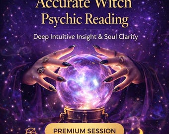 Accurate Witch Psychic Reading | Deep Intuitive Insight | Soul Clarity & Truth | Same Hour Delivery
