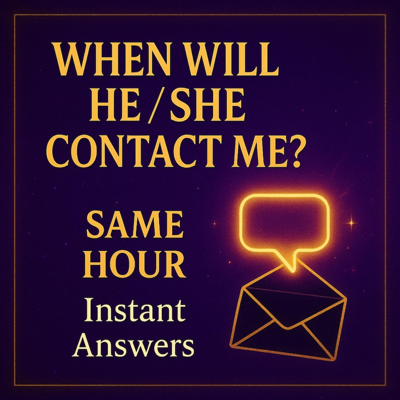 Quando ele/ela entrará em contato comigo? | Leitura psíquica no mesmo horário | Relatório em PDF sobre amor, relacionamento, chama gêmea e tempo para almas gêmeas imagem 2