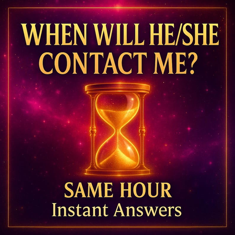 Quando ele/ela entrará em contato comigo? | Leitura psíquica no mesmo horário | Relatório em PDF sobre amor, relacionamento, chama gêmea e tempo para almas gêmeas imagem 6