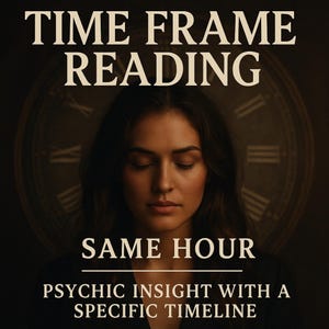 Time Frame Psychic Reading Same Hour Love Contact Insight