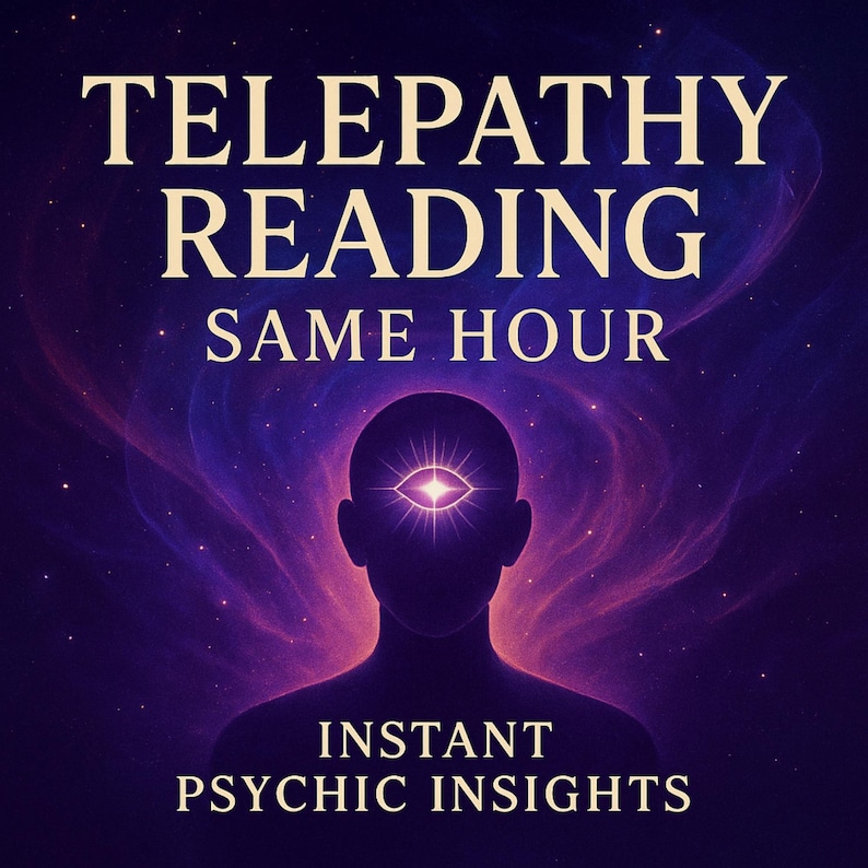 Telepathie: paranormaal lezen | Levering op hetzelfde uur | Zijn/haar exacte gedachten en gevoelens | Tweelingziel, soulmate, liefde pdf afbeelding 1