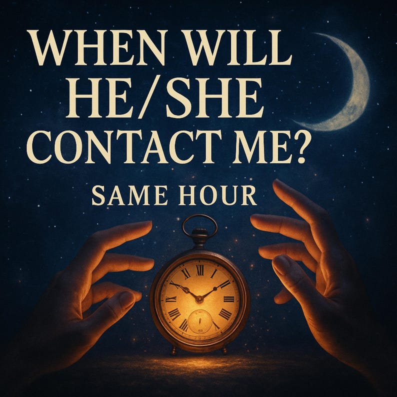 Quando ele/ela entrará em contato comigo? | Leitura psíquica no mesmo horário | Relatório em PDF sobre amor, relacionamento, chama gêmea e tempo para almas gêmeas imagem 9