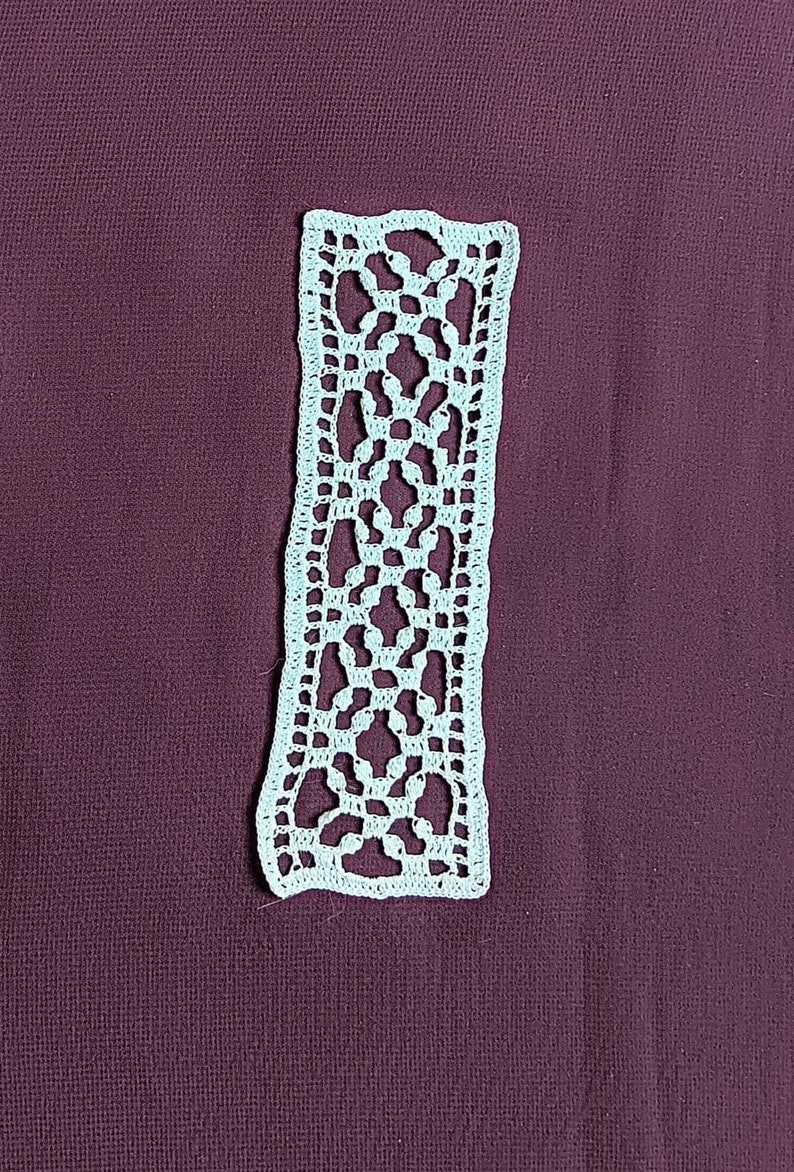 Dainty Lace Bookmark - Criss Cross Edging - Etsy