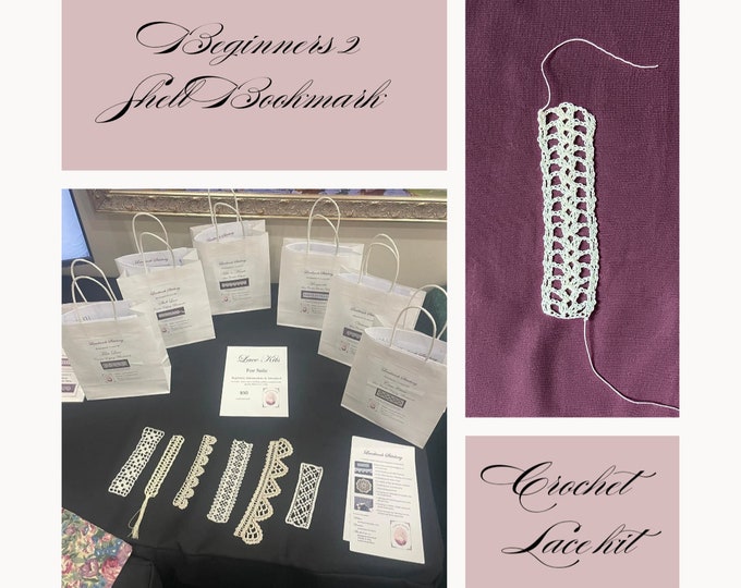 Lace kit - Beginners 2 - Shell bookmark