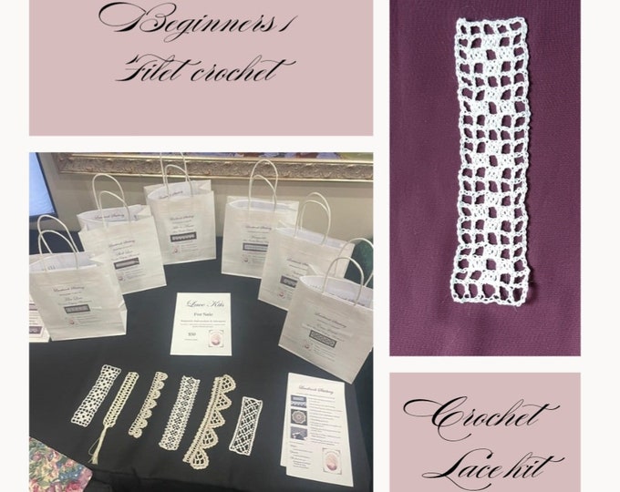 Lace kit - Beginners 1 - How to crochet lace