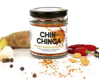 Chinchinga Erdnuss Basiert Suya Spice Rub