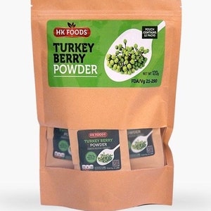 HK FOODS Turkey Berry Powder  (120g) 12 Pocket size in one big pouch