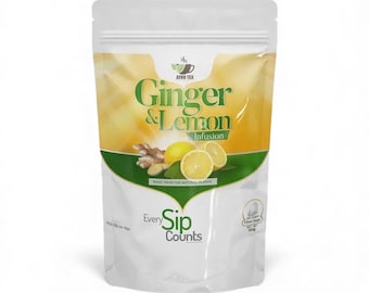 Té de jengibre y limón (20 bolsitas de té - 100 g)