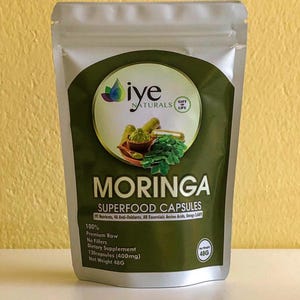Organic Moringa  Capsules (120 Capsules)