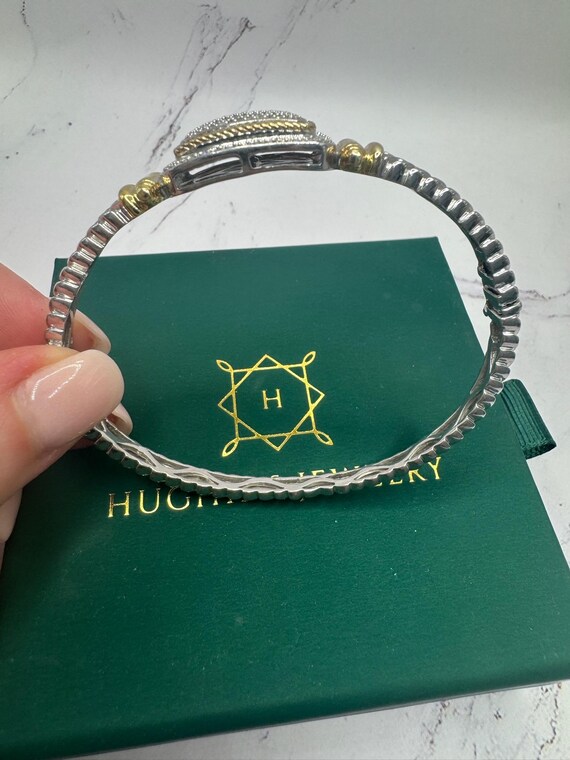 Retro vintage solid sterling silver .925 natural … - image 3