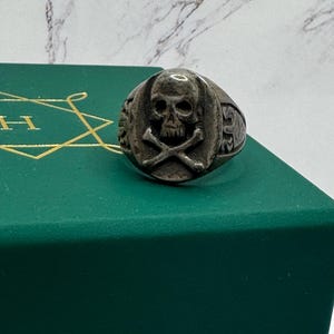 Ww2 Skull Ring - Etsy