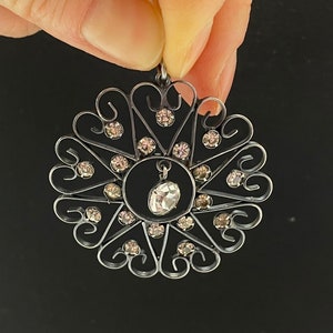 Vintage USSR Silver 875 Pendant