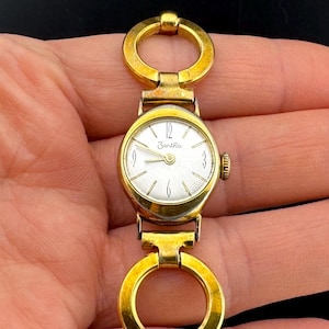 German women&#39;s watch ZentRa, vintage mechanical women&#39;s watch ZentRa 70s