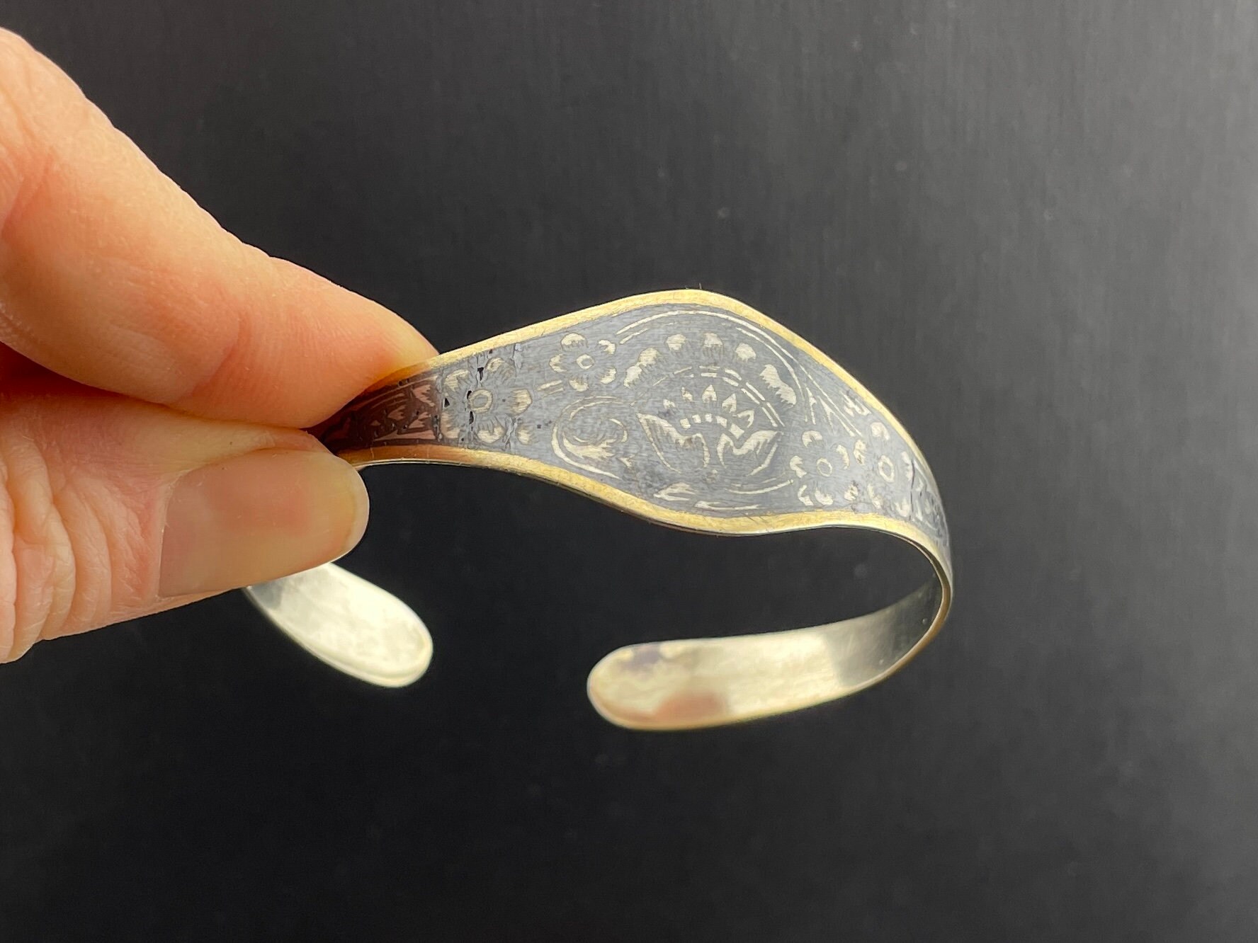 Vintage USSR Silver 875 Bracelet - Etsy