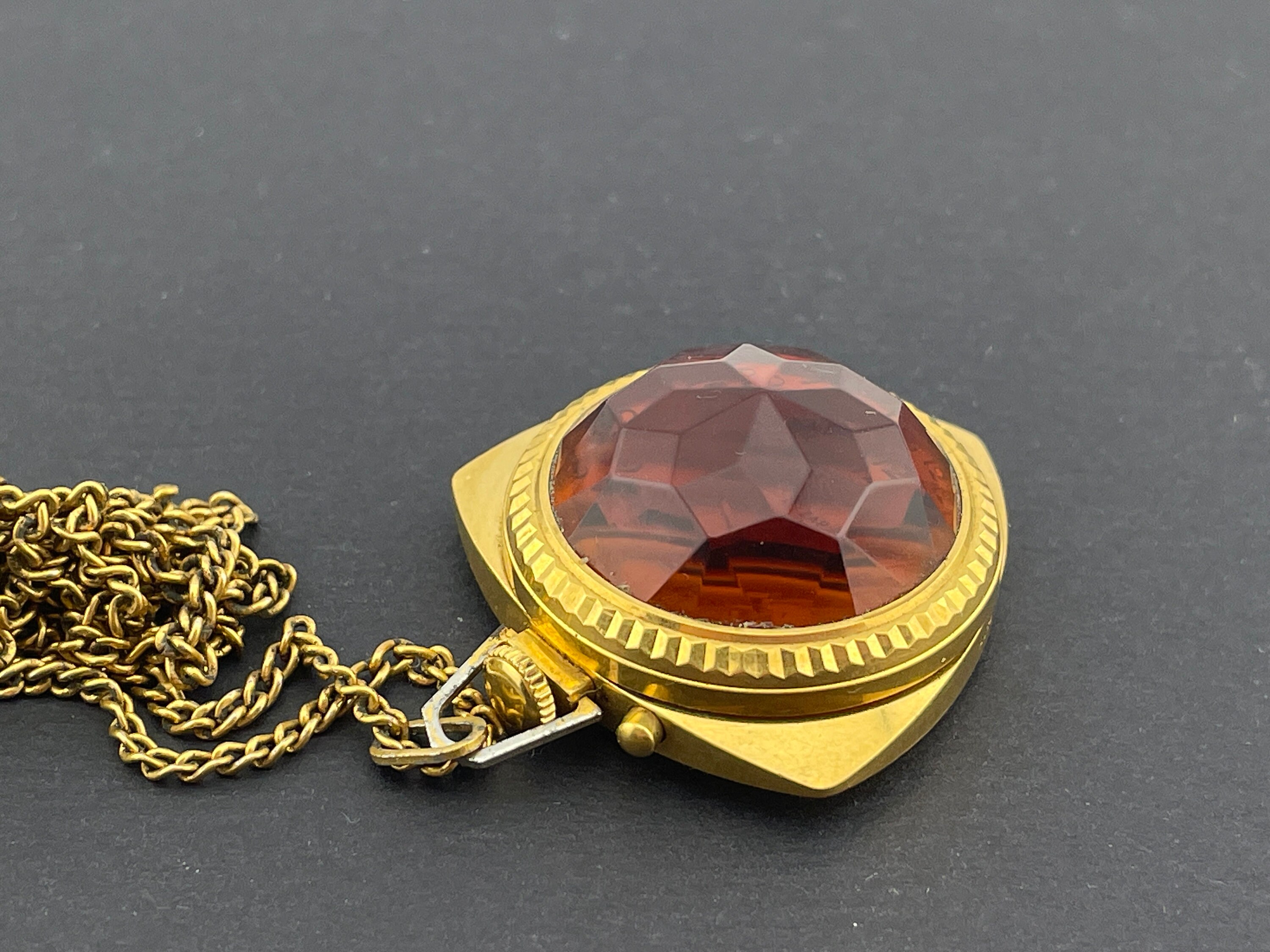 時計 ZARIA Pendant Watch --Vintage Mechanical Zaria Pendant Watch - Etsy