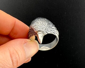 Vintage Silver 925 Ring Eagle