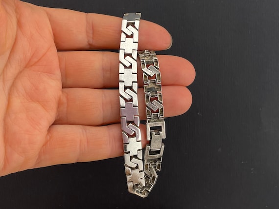 Vintage Silver 925 Bracelet - Etsy