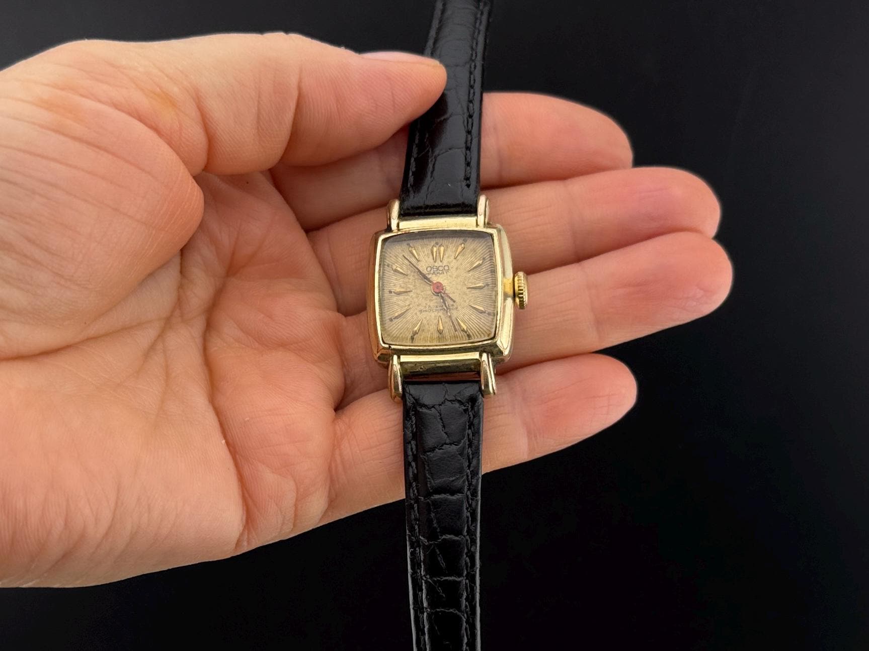 ヴィンテージウォッチ Osco Parat ドイツ製、機械式時計、レディース
