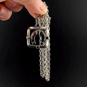 Vintage Pendant And Chain Silver 875