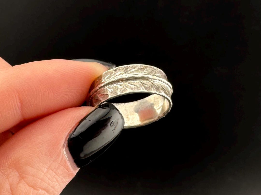 Vintage Silver 800 Ring - Etsy