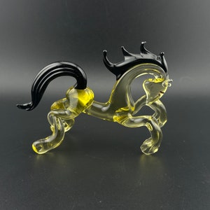 Miniature Glass Figurines.Miniature Glass Animals, Murano Glass Animals. Horse