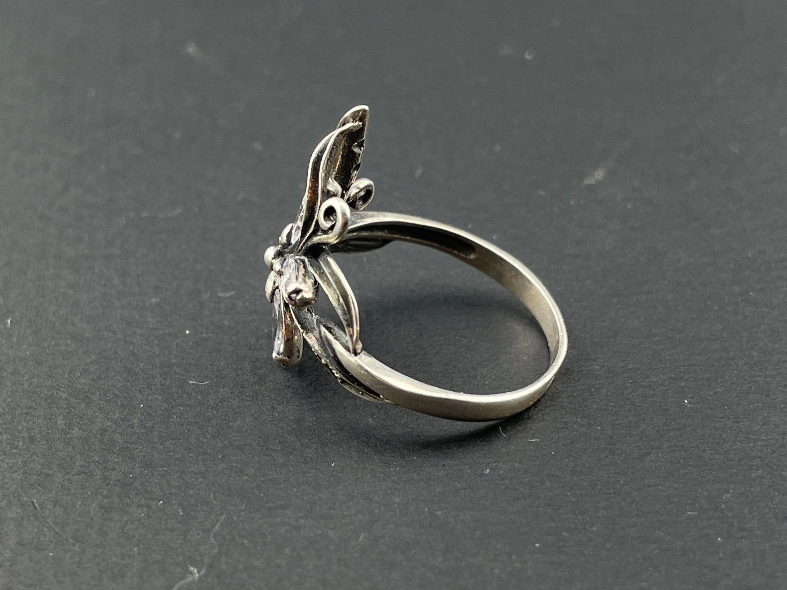 Vintage Silver 925 Ring With Stones - Etsy