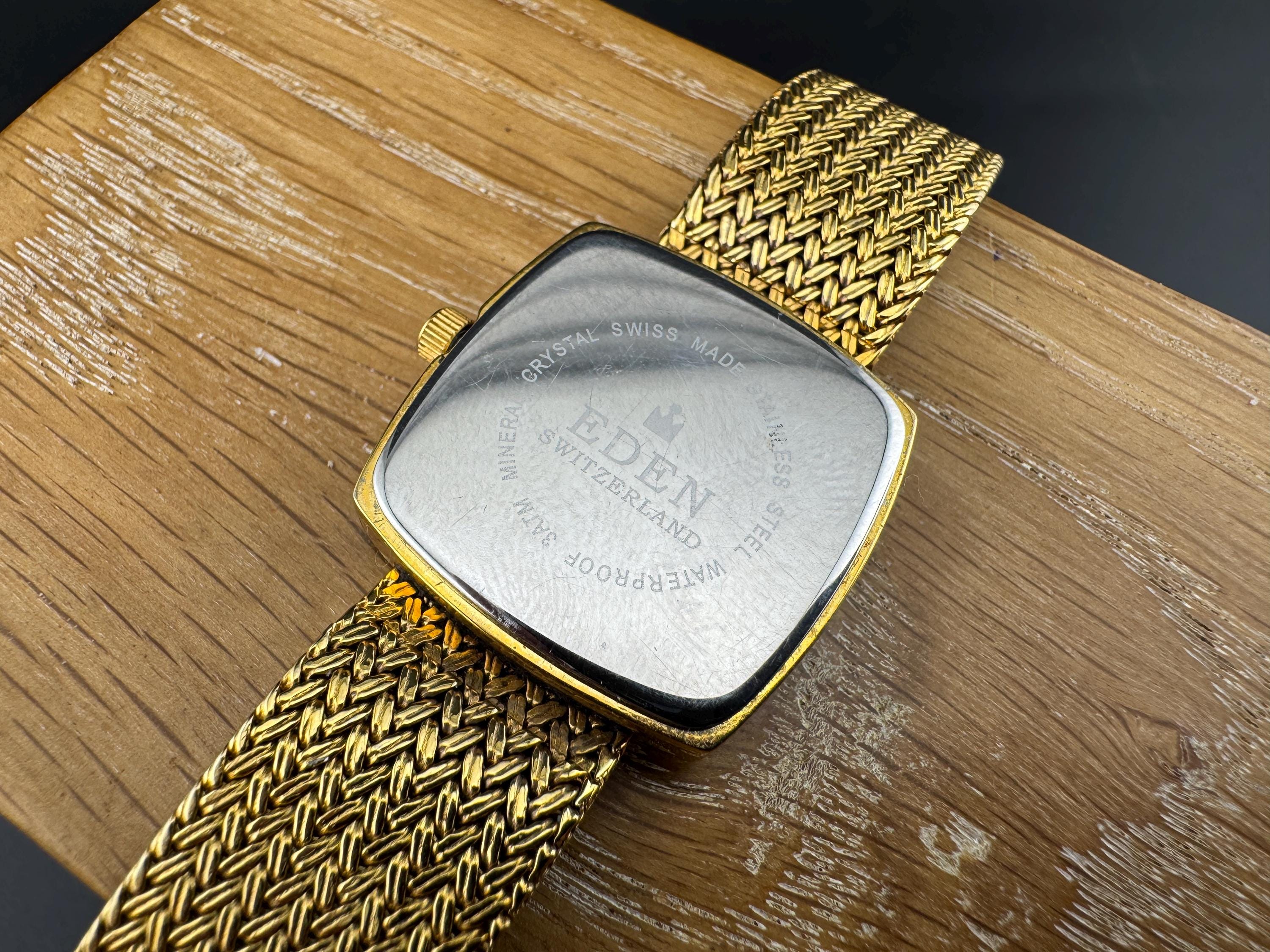 Vintage Wrist Watch EDEN Women's Quartz. Swiss Made - Etsy