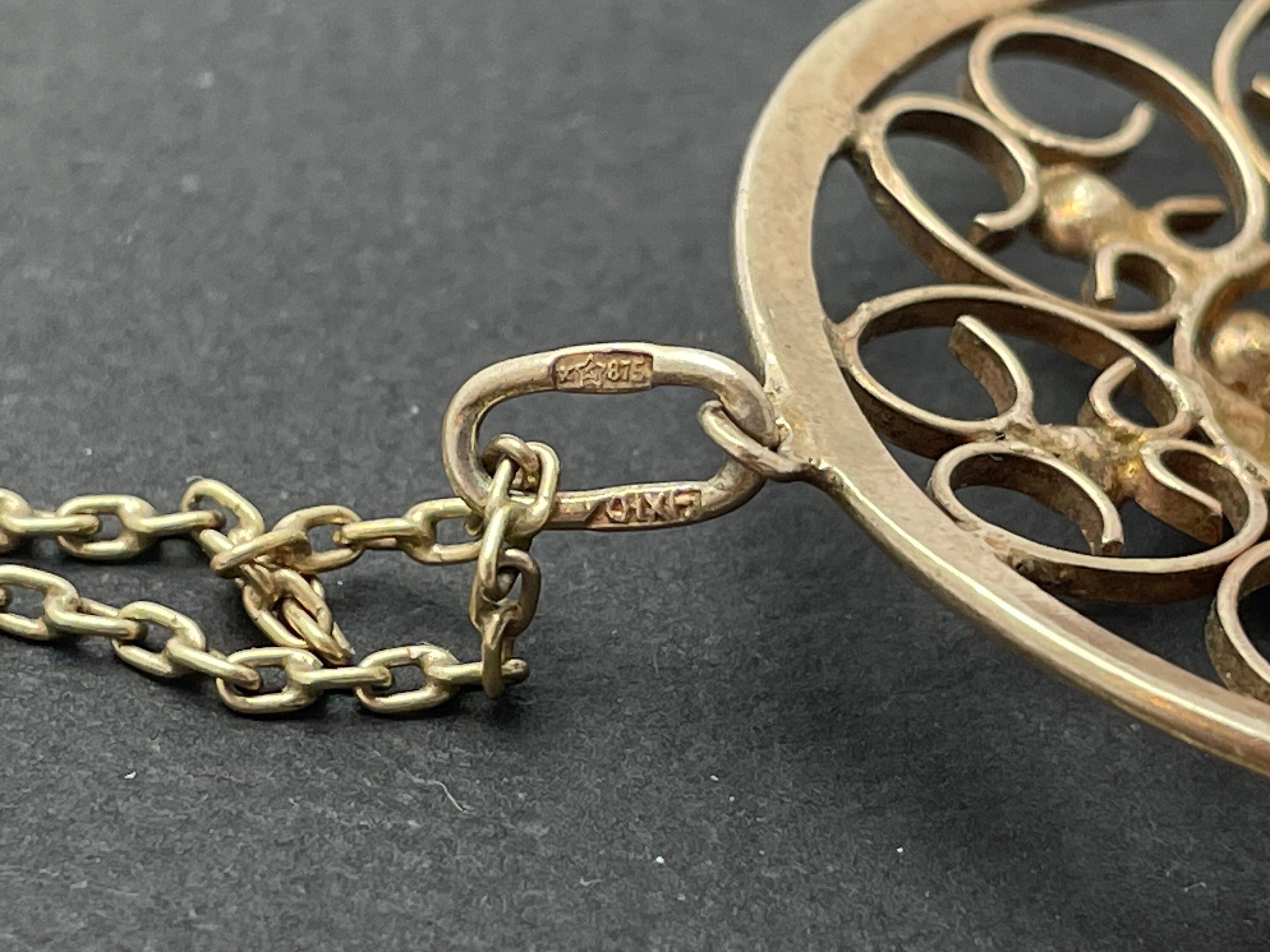 Pendentif Papillon Soviétique En Argent 875 - Vintage URSS, Pierre, Ancien Et En Bon état