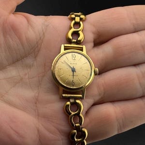 Vintage USSR Wrist Watch Slava. Women Mechanical Watch