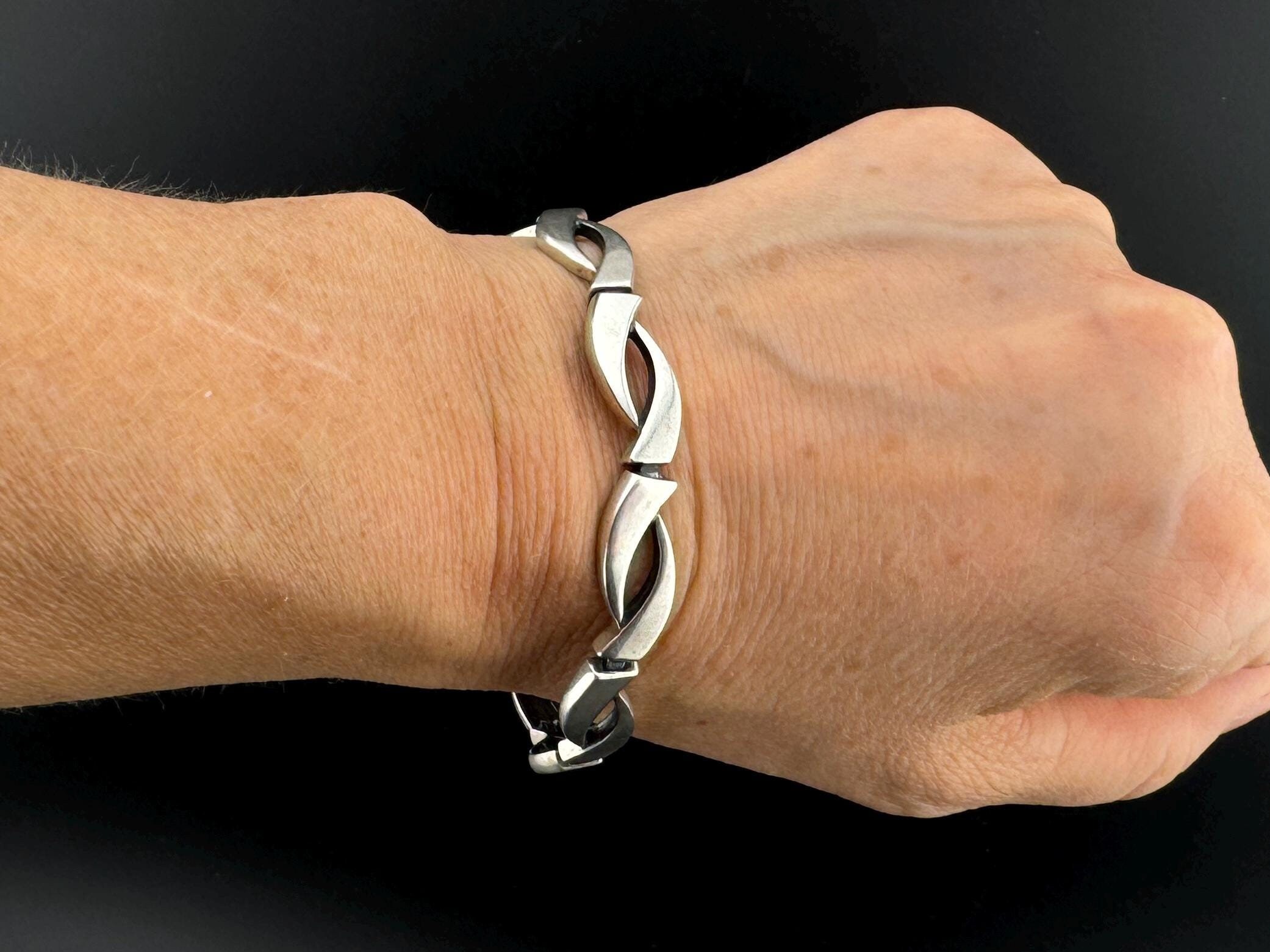 Vintage Silver Chain Bracelet 喜平 シルバー チェーン フック