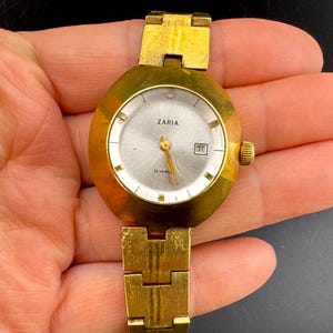 Vintage USSR Wrist Watch Zarya. Women Mechanical Watch