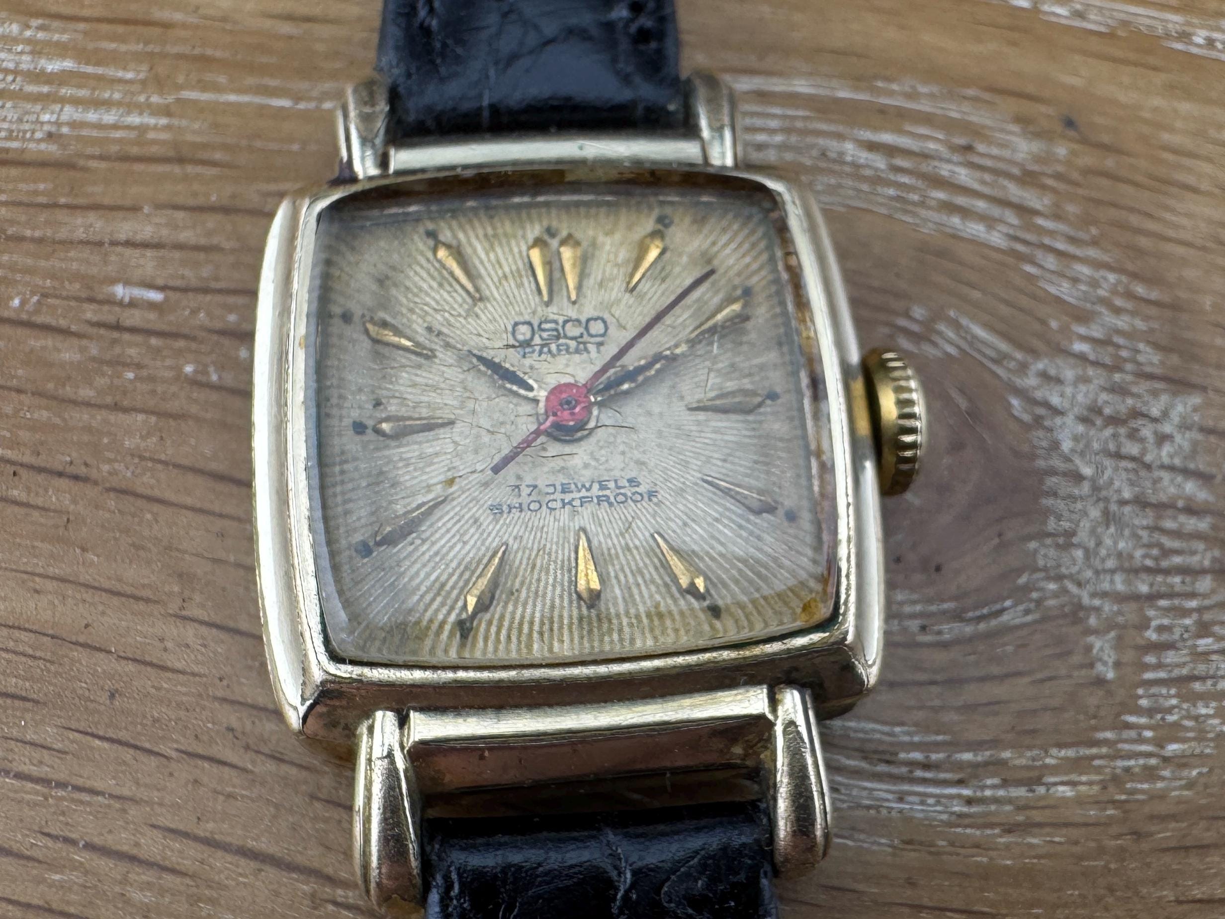 ヴィンテージウォッチ Osco Parat ドイツ製、機械式時計、レディース