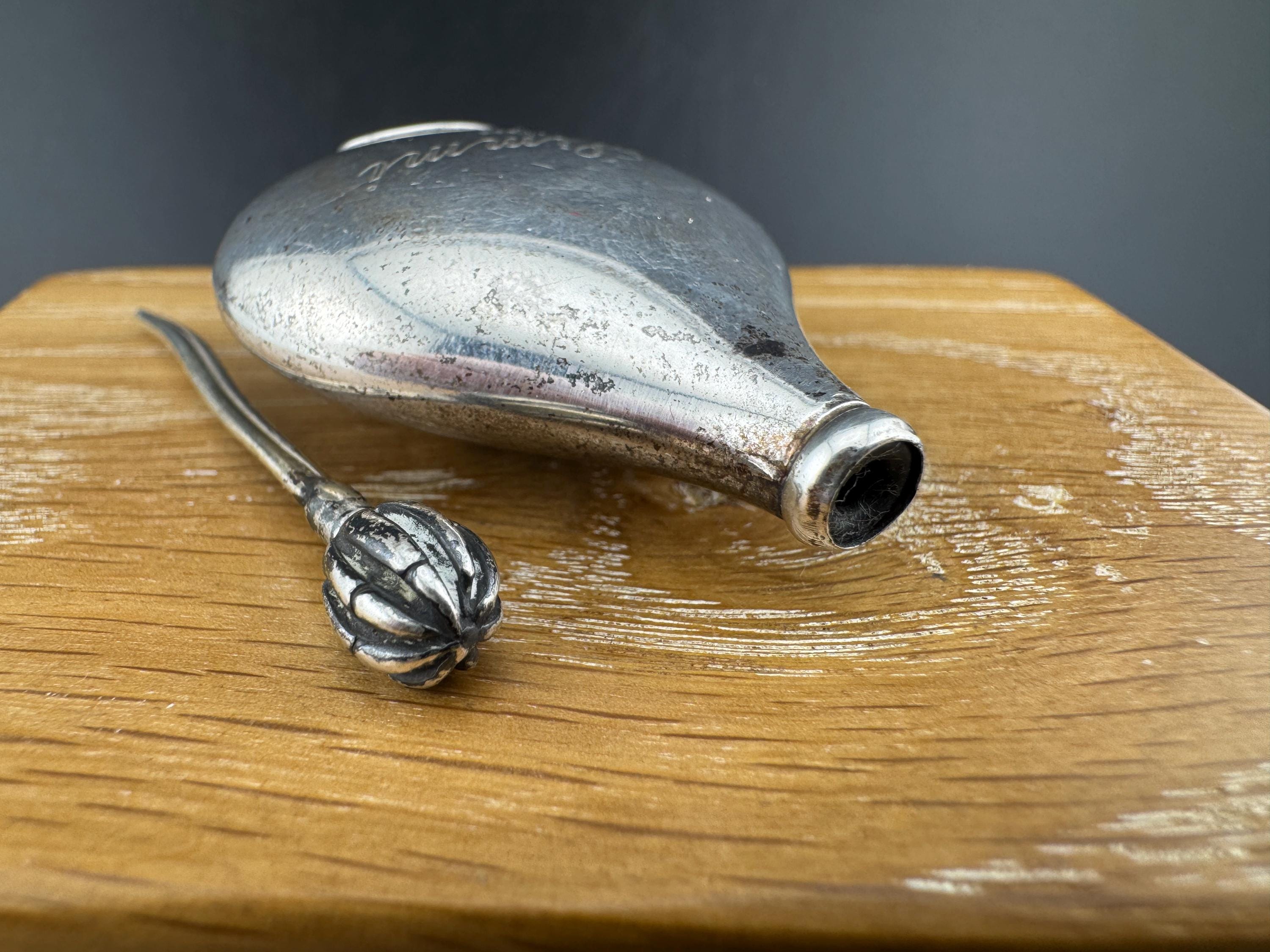 ヴィンテージ シルバー 800 香水瓶 - Etsy 日本