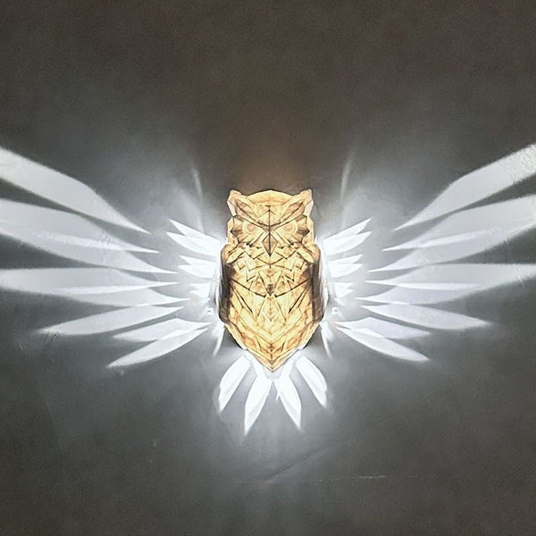 Lampe murale Hibou