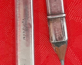 Silver Pencil Holder