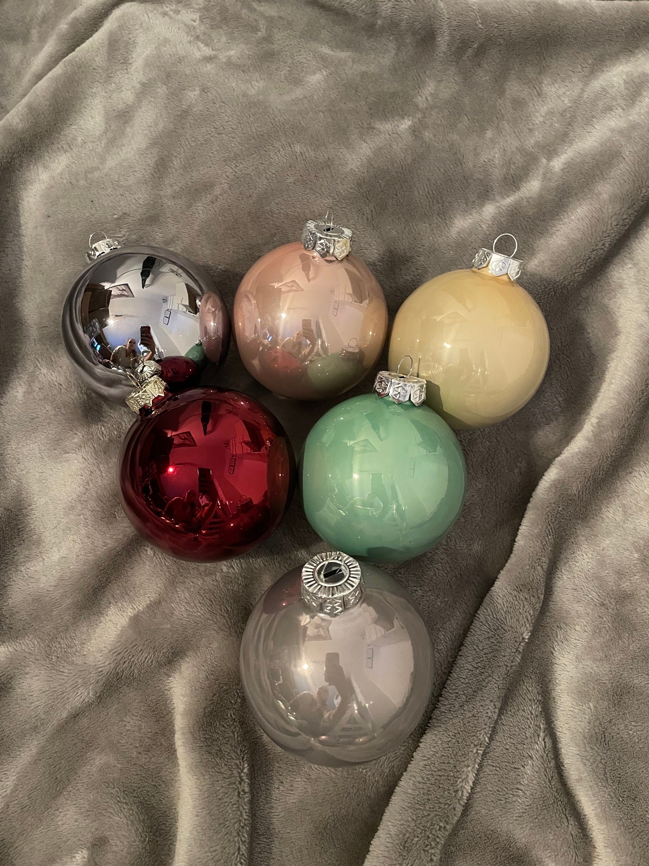 Personalisierte Weihnachtskugeln 68 cm Durchmesser , Handmade
