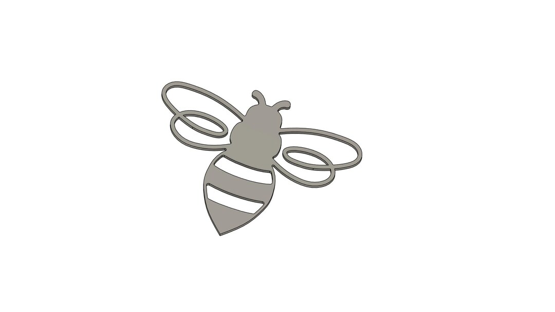 Simple Bee Design 3D File STL - Etsy