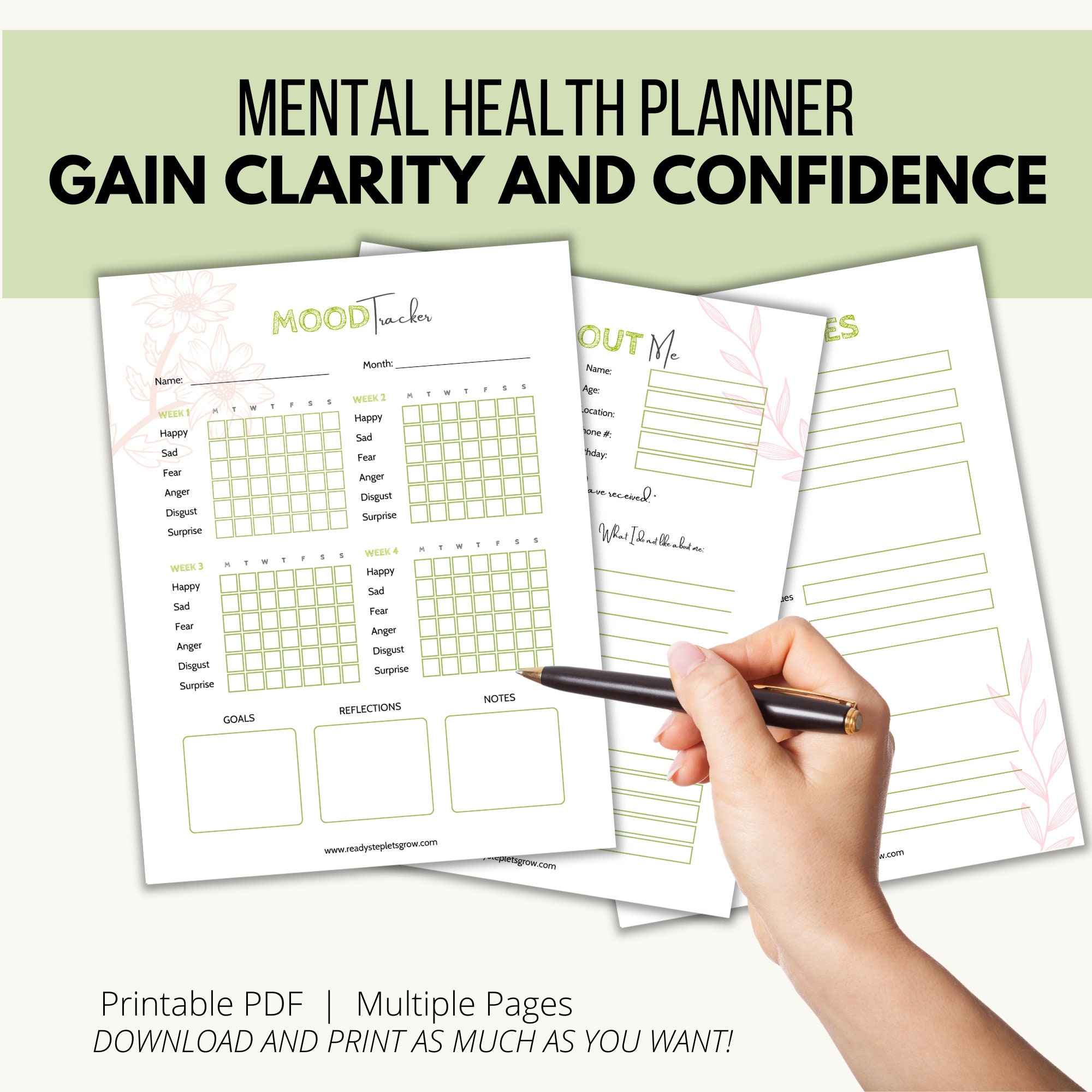 Mental Health Printable Journal Prompts Self Care Calendar Habit Tracker Emotion Tracker Etsy Mental Health Printable Journal Prompts Self Care Calendar Habit Tracker Emotion Tracker Etsy