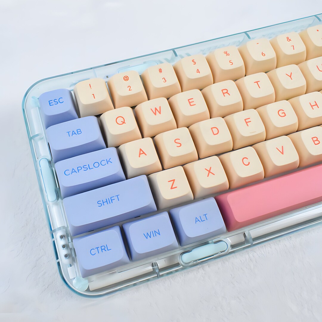 Niedliches Marshmallow Keycaps Set Custom 132 Keys PBT XDA Etsy