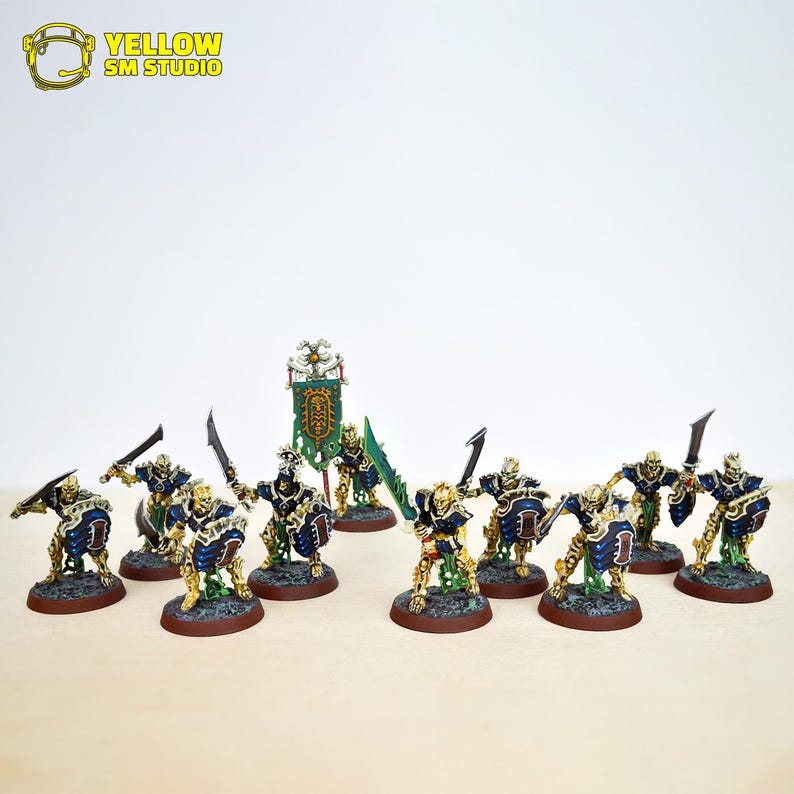 Mortisan Soulreaper Ossiarch - Age Of Sigmar - Figurine Pro Painted, Neuve