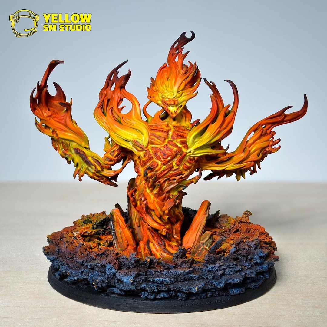 Fire Elemental, Fantasy - Etsy
