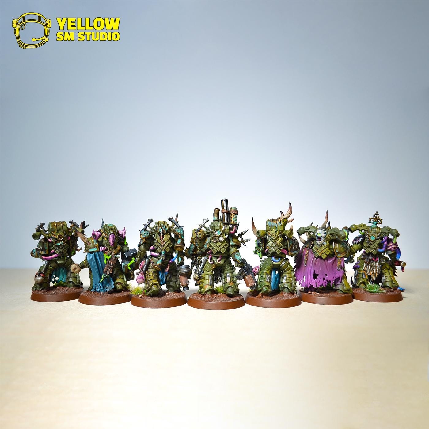 Death Guard Army, Armies of Chaos, Warhammer 40000, Full Army - Etsy